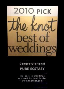 2010 Pure Ecstasy's knot-award Best Bay area wedding band 